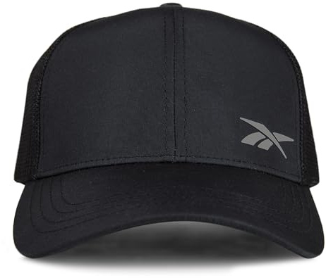 Reebok Unisex vuxen sportmössa basebollkeps, svart, enhetsgre, svart, En Storlek