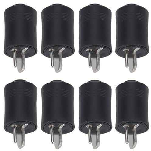 Greluma 8 Pz Spina per altoparlante maschio DIN a 2 pin, connettore cavo per altoparlante HiFi maschio, nessuna saldatura richiesta