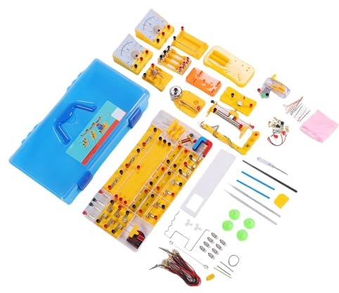 Topiky Kit di Esperimenti di Fisica, Kit di Circuiti Elettrici e Magnetismo di Base per Laboratori per Studenti delle Scuole Superiori, Set di Esperimenti Elettromagnetici per Progetti Scientifici di