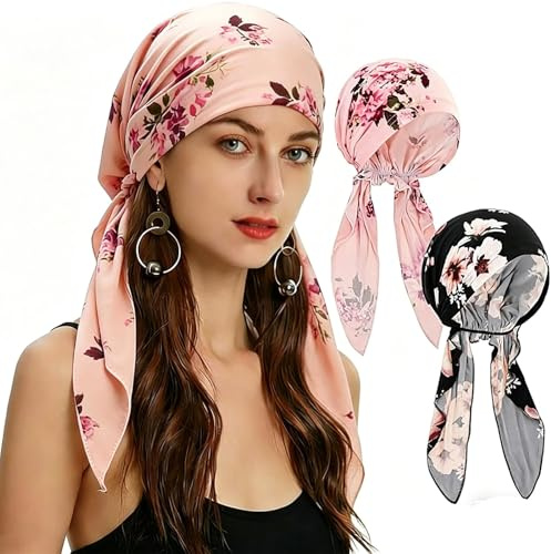 Ladies Headscarf, Head Wraps, Headscarf for Women's Hair Chemo, Head Coverings forgirl, Head Scarves for Girl Chemo,Headwear Women, Chemo Headwear, Turbans for Women, 58 Head Circumferenc
