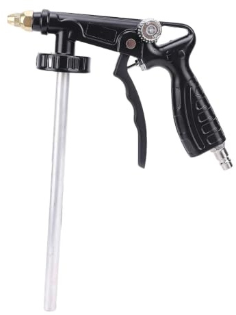 Keenso Pistolet de Pulvérisation de sous-Couche Robuste avec Tuyau, pour Châssis et Carrosserie de Voiture Antirouille Durables, 1 unité