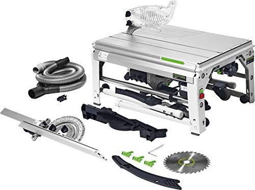 Festool Sega da tavolo PRECISIO CS 70 EB (230 V, semi-stazionaria, protezione antischegge, cuneo retrattile, taglio fino a 320 mm di larghezza, taglio longitudinale fino a 70 mm), 561136