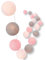 CREATIVECOTTON LED Lichterkette mit Cotton Balls inkl. Timer und Dimmer (20 Kugeln, Home Sweet Home)