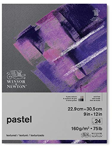 Winsor & Newton 6660771 Pastellpapier im Block mit Erdfarben - 24 Blatt 22,9 x 30,5cm , 160g/m², FSC, Säurefrei, ohne optische Aufheller, archivierbare Qualität, stabil und Alterungsbeständig