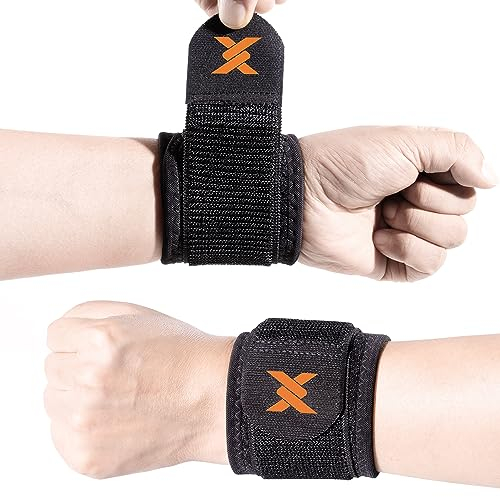 Thx4COPPER 2 PCS Compression Wrist Brace Strap, Adjustable Wrist Support Splint for Pain Relief & Promotes Healing, Tendonitis, Arthritis & Carpal Tunnel Relief, Working Out Sport - Unisex