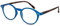 Filtral Runde Lesebrille/Moderne Lesehilfe aus recyceltem Kunststoff für Damen & Herren/Blau-havanna, +2,50 dpt., F4564160
