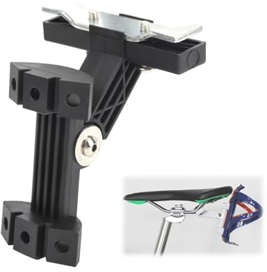 Adaptateur de porte-bouteille Support de Montage de Porte-bidon de Selle arrière vélo pour Accessoire de Selle arrière vélo