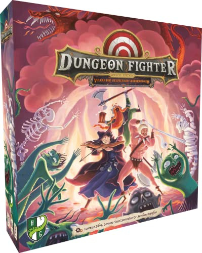 Horrible Guild Dungeon Fighter: Vulkan der vielfältigen Verbrennungen - Deutsch - Brettspiel-Erweiterung - 1-6 Personen - Ab 10 Jahren