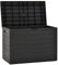 Keketa Gartentruhe Auflagenbox Garten Aufbewahrungsbox Kissenbox Gartenbox Gartenmöbel Gartenkasten Gartentruhe für Garten Terrasse Anthrazit 78x44x55 cm Polypropylen
