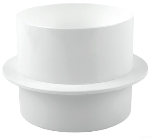 babominimer Duct Backdraft Blockers,PVC Ventilation Check Valve,Pipe Connector With Backdraught Shutter,Backflow Preventer For Bathroom & Kitchen,Prevent Reverse Irrigation(100mm)