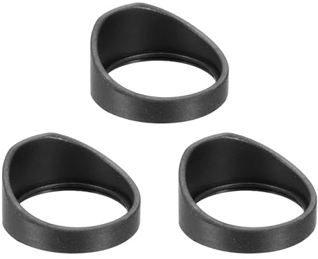 PATIKIL Protectores Oculares De 32-35 mm 3 Piezas De Cubierta De Goma Para Ocular De Microscopio Estereoscópico Telescopio Mira