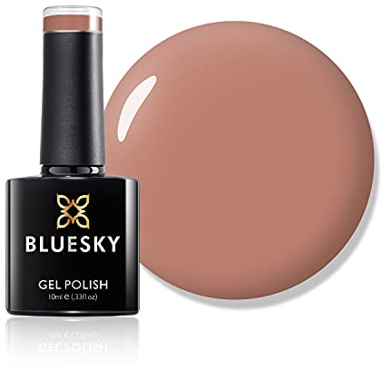 Bluesky Gel Nail Polish, Cocoa 80514, Brown, Nude, Long Lasting, Chip Resistant, 10 ml (Requires Drying Under UV LED Lamp)