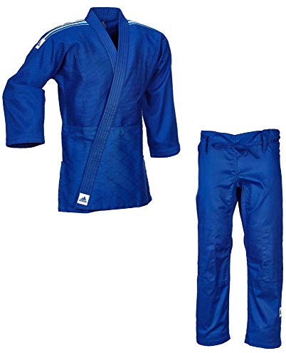 adidas Judo-Uniform Uniform-500g Martial Arts Student Training 500 g Kampfsport-Schüler Gi, blau, 160