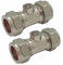 Pipestation Isolation Valve 15mm (2 Pack) | 15mm Isolation Valves | WRAS Approved Plumbing Fittings | Chrome Valves Compression | Fitting Stopcock and Stop Tap Water Shut Off Valve - Easy Installation