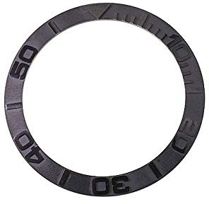 Bisel de reloj de cerámica en ángulo de 38 mm Bisel de cerámica Insertar accesorios de reloj para Seiko SKX007 SKX009 Series