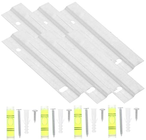 Homoyoyo 3 Sätze Z-wandbehang French Cleat Spiegelaufhänger Z Barhleisterunterstützung Spiegel Hängen Aufhängeschiene Whiteboard Kleiderbügel Bilderrahmen Französisch Eisen