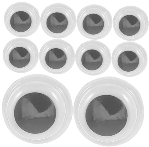 Parliky 500 Pezzi Occhi Mobili Autoadesivi per Fai da Te Adesivi Wiggle Eyes in Plastica per Scrapbooking Decorazioni Artistiche e Creazioni Facili da Applicare e Divertenti