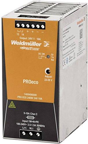 Weidmuller 1469490000 – Netzteil Pro ECO 240 W 24 V 10 A