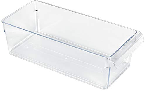 Rotho Loft Kühlschrankorganizer 3.1l, Kunststoff (SAN) BPA-frei, transparent, M/3.1l (31.0 x 14.0 x 9.0 cm)