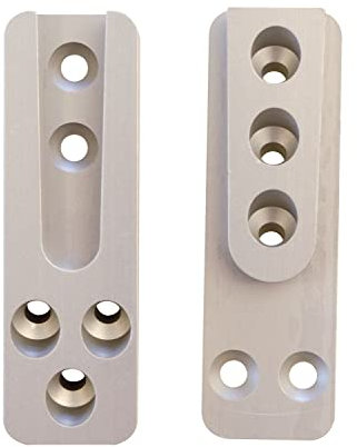 PITZL 88008.0000 Holzverbinder HVP 25x 80x 12 Aluminium eloxiert, Silber, 25x 80