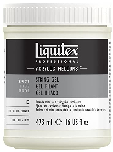 Liquitex Clearance Professional String Gel Effects Medium, 473 ml, transparent, 9116