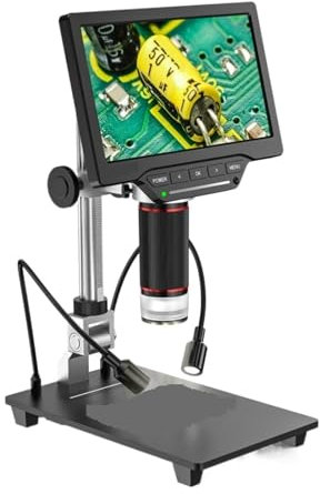 Digitalt HDMI-mikroskop High Definition Industrial Inspection Mobiltelefon Förstorande 32GB Elektronmikroskop