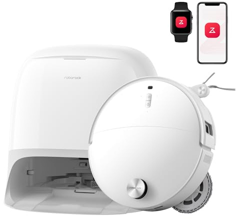 roborock Qrevo Curv 2 Pro Robot Vacuum Cleaner with Mop, 25,000 Pa Suction, Zero-Tangle, 3.14-Inch Ultra Slim, AI Obstacle Avoidance, 100°C Hot-Water Mop Washing, Multifunctional Dock 3.0 Hygiene+