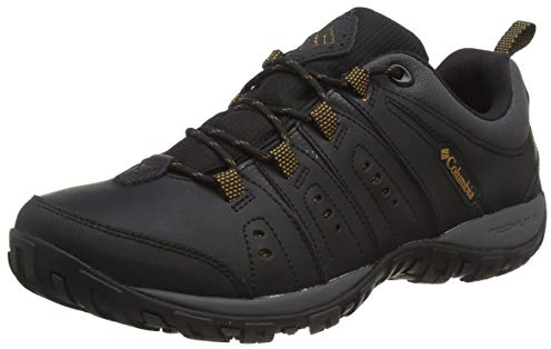 Columbia Woodburn 2 Scarponcino Uomo, Nero (Black/Goldenrod), 42 EU