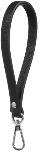 ABOOFAN Cinturino da polso in pelle PU, catena di ricambio per borsa, portachiavi, borsa per riporre il telefono cellulare, colore: Nero , cod. 30934MZXRN8YH15I58HBRK