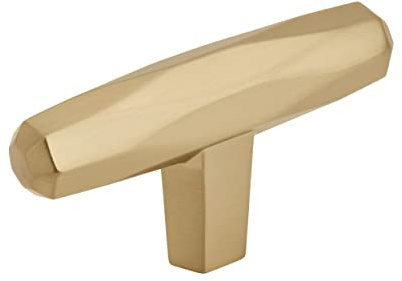 Amerock | Cabinet Knob | Champagne Bronze | 2-1/2 inch (64 mm) Length | St. Vincent | 1 Pack | Drawer Knob | Cabinet Hardware