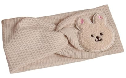 Elastisches Baby-Stirnband, Baumwoll-Stirnbänder für Kinder, Stirnbänder Baby Mädchen Baby-Stirnband mit Hasenmuster