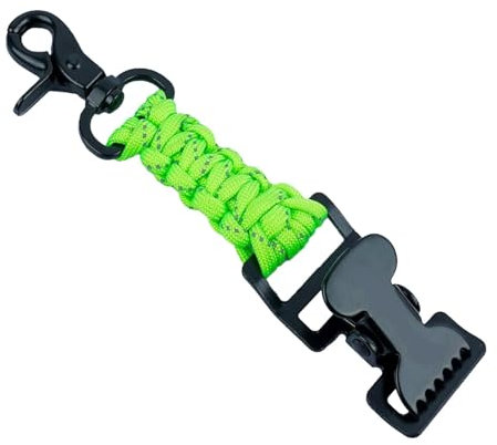 Fäustlingsklammern für die Arbeit, Fäustlingsklammern für die Arbeit, Fäustlingshalter aus Metall,Fäustling-Clip-Halter | Geflochtener Paracord-Handschuh-Clip-Halter aus robustem Metall für Wandern, C