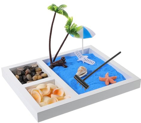 BESPORTBLE 1set Decorazione Da Tavolo Sabbia Micro Paesaggio Sandbox Design Per Ufficio e Casa