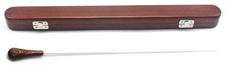 Heozlion Mallette de chef d'orchestre haut de gamme en bois Cloud Mountain Wood - Accessoires de chef d'orchestre