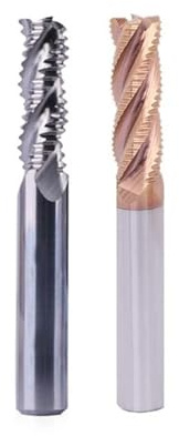 1 pezzo Frese roughing HRC55 a 4 taglienti 4mm 6mm 8mm 10mm 12mm Utensili CNC Frese in carburo Punte fresa per sgrossatura(D6x50l-4f)