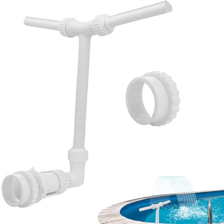 Fontana Per Acqua Nebulizzata Per Piscina - Ugello A Doppio Getto, Irrigatore Spa Riutilizzabile, Funzione Splash Portatile, Costruzione Facile Da Installare | Strumento Esterno Affidabile Per La