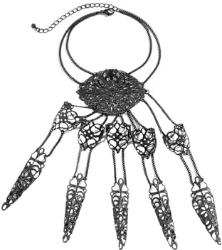 Générique Metallarmband, justerbar handkedja för halloween med nagelspets | punksmycken för rollspel, cosplay, bröllop