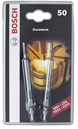 Bosch 0250403904 (50) - Candeletta Duraterm High Speed - Blister - confezione da 2 pezzi - per veicoli a motore diesel