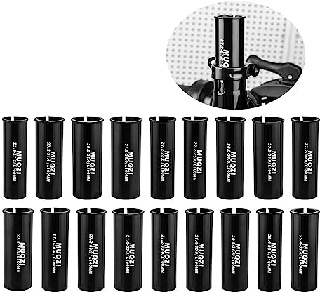 Yundxi Fahrrad Sattelstütze Seatpost Shim Reduzierhülse 22.2 mm-31.6mm Rohr Adapter für Mountainbike Rennrad Reiserad (22.2-25.4 mm)
