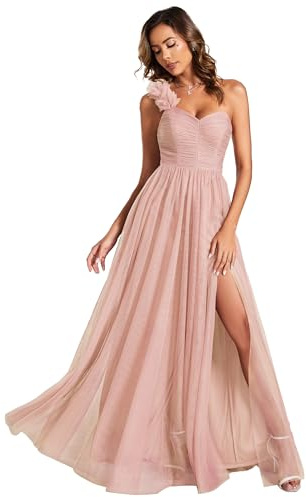 Ever-Pretty Robe de Demoiselle d'honneur Maxi Fendue sans Manches Robe Soirée Femme ES01911