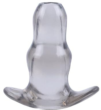 ZDJBFA Tappi di Testa Spina Anale Tunnel Anale Aperto Espansione della Vagina Spina Cava Speculum Morbido Massaggiatore Prostatico Clistere Giocattolo del Sesso Dilatatore Anale,M