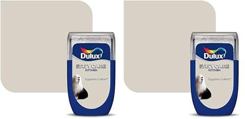 Dulux Easycare Kitchen Tester Paint, Egyptian Cotton, 30 ml (Pack of 2)
