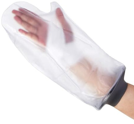 KRENIE Waterproof Cast Cover Arm kids - Reusable Cast Protector for Shower - Dressing and Bandage Cover - Watertight Protection for Broken Arm, Elbow, Hands