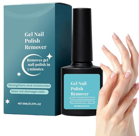 Prodotto Per Rimuovere Lo Smalto Gel - Dissolvitore Colla Per Unghie Dei Piedi 8 ml - Rimuovitore Unghie Acriliche | Per Cura delle a Casa Donna Principiante e Appassionata di Manicure