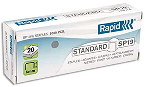 Rapid SP19 Agrafes Standard 19 / 6 x5000