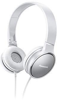Panasonic RP-HF300E-W Auriculares circumaural alámbrico 3.5 mm, Color Gris y Blanco