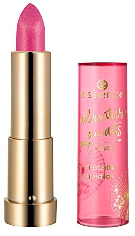 Essence adventure awaits get sunkissed Metallic Lipstick Nr. 02 kisses from aisa Inhalt: 3,5g Lippenstift für tollen Glanz. Lipstick
