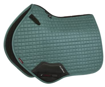 LeMieux Close Contact Suede Square Schabracke - Schabracken für Pferde - Reitausrüstung und Zubehör (Sage - Large)