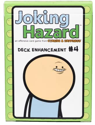 Joking Hazard Deck Enhancement #4 -Fourth Expansion Pack for Fun Party Games by Cyanide & Happiness, 100 New Hilarious Comic Cards | Perfect for Game Night