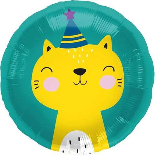 Folat 67932 Ballon en aluminium Chat - 45 cm